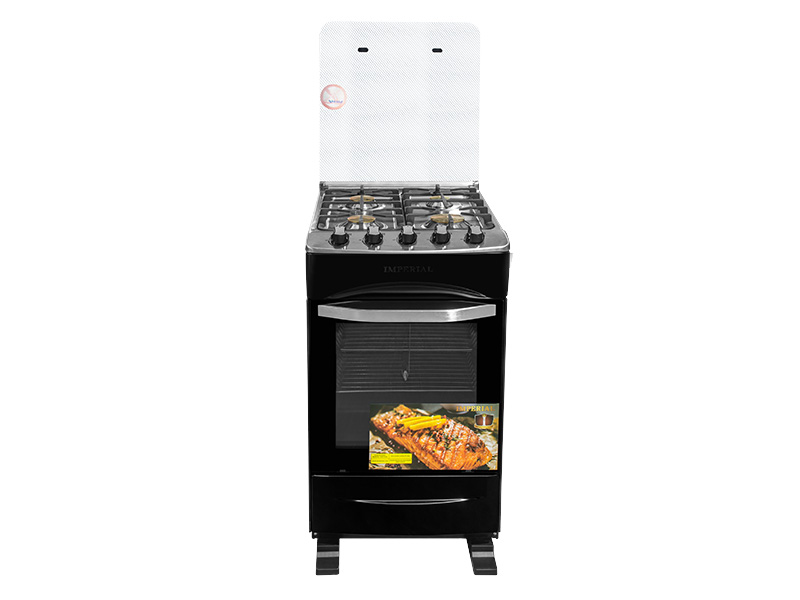 Dean Gas Stove (4 Burner, 20", Black)