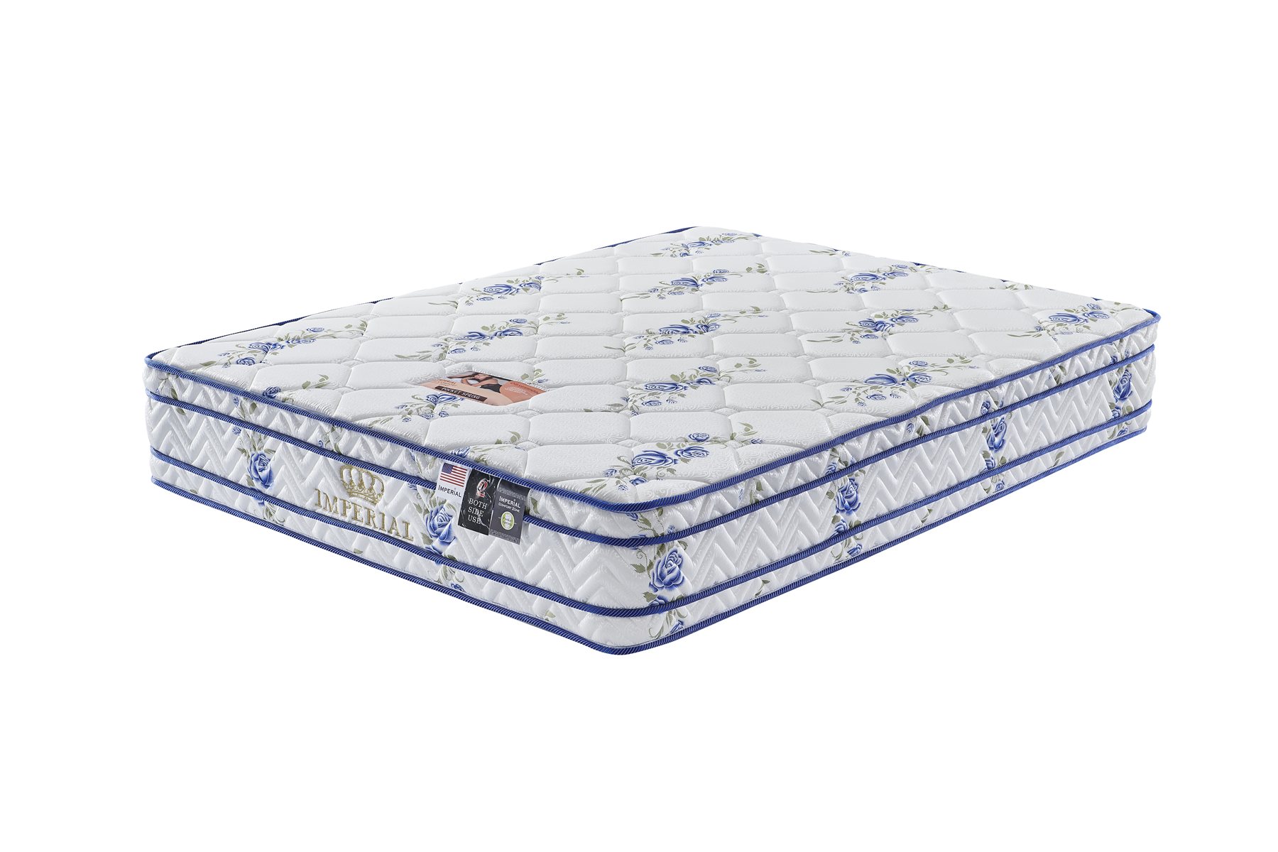 IMPERIAL SIPS-IMP-QUEEN-DUALET-REN-OB Obsession Queen Eurotop Mattress – 2-Side, Thick, Extra Padding & Reinforced Corners